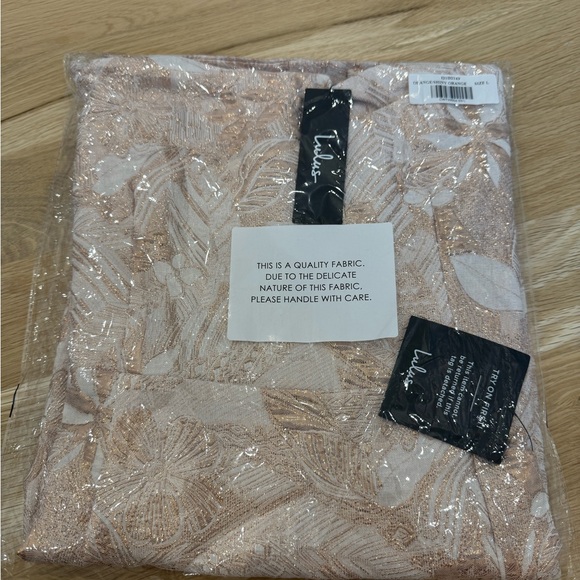 Lulu's Cream Sheath Mini Dress Square Neck Sleeveless - Picture 3 of 3